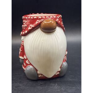 NEW Pottery Barn Figural Sweater Gnome Mug 13 OZ Earthenware Christmas